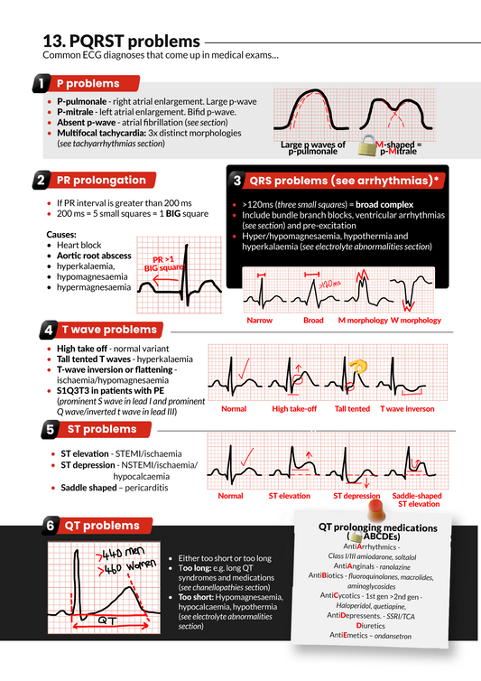 Never Forget Cardiology (A4 book) AND bonus 290 Q&A pack (digital)
