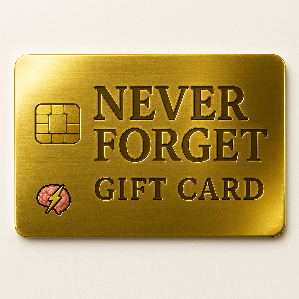 Never Forget Gift Card