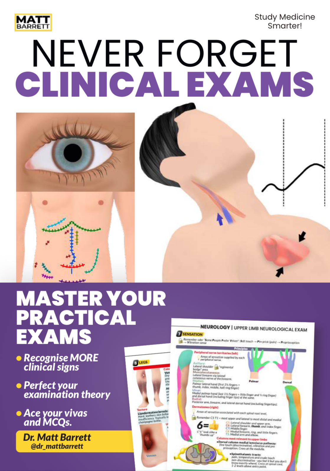 🚀BRAND NEW: Never Forget Clinical Exams (A5 booklet)